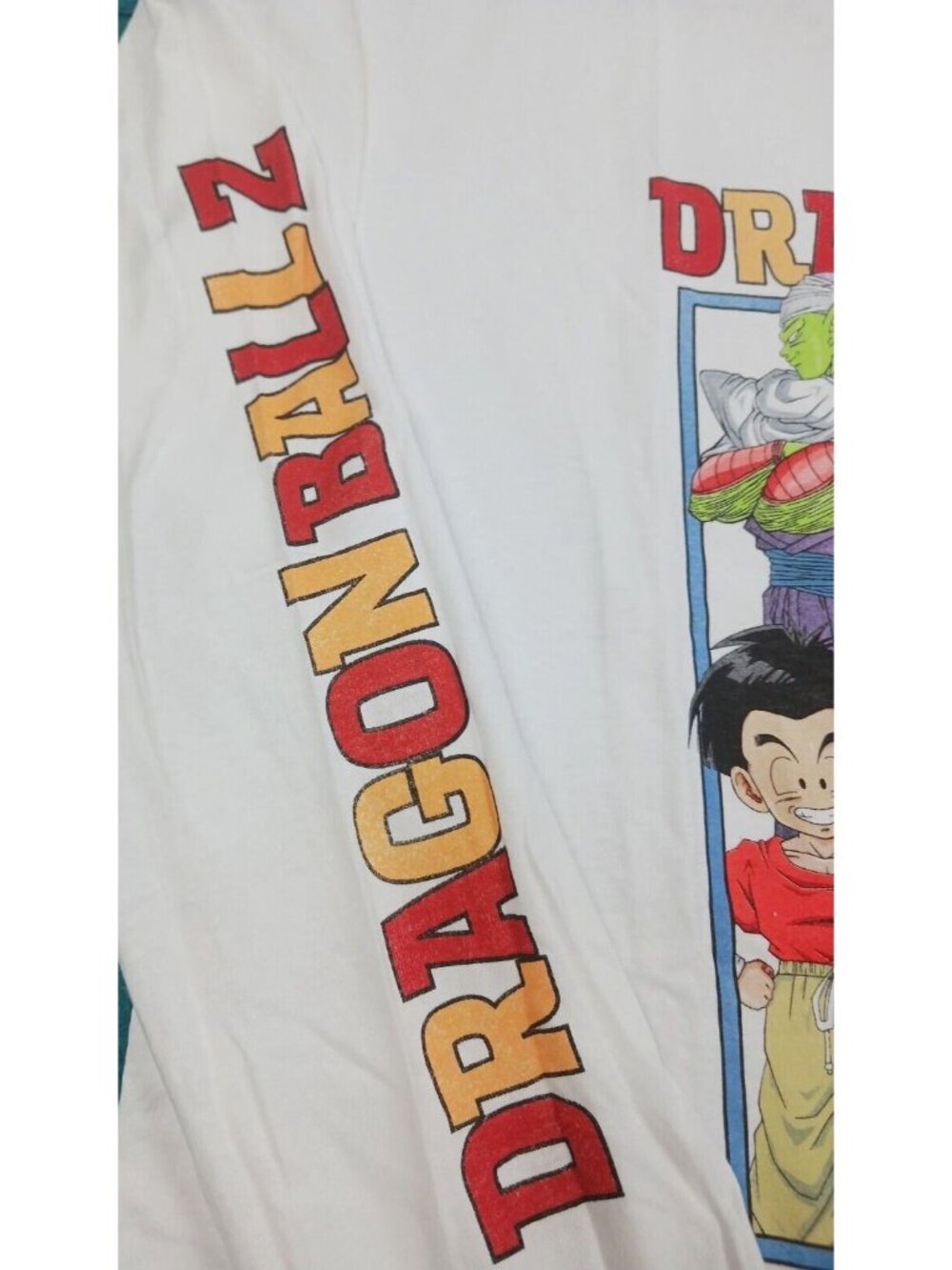 Dragon Ball Z TShirt Unisex  XL Son Goku Anime Manga Unisex Long Sleeve White - Picture 4 of 8